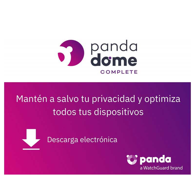 Software Antivirus Panda Dome Complete 1 Licencia 1 Ano Esd Tarjeta
